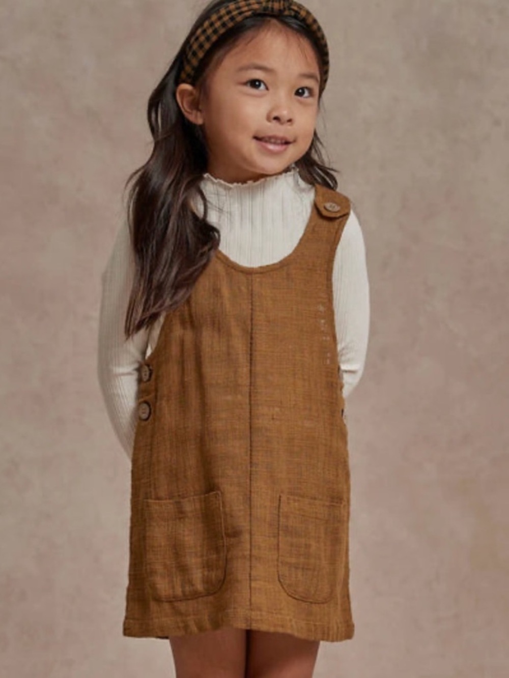 NWT Rylee + Cru Chartreuse Overall Dress Size 10-12Y 💛